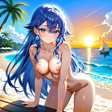 Sexy girl on the beach. Image #1559