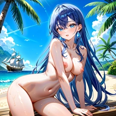 Sexy girl on the beach. Image #1568
