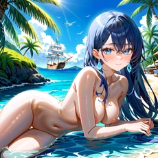 Sexy girl on the beach. Image #1572