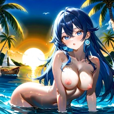 Sexy girl on the beach. Image #1585