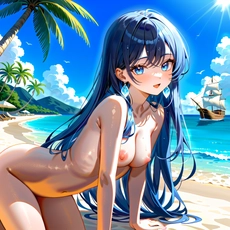 Sexy girl on the beach. Image #1586