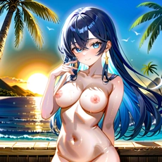 Sexy girl on the beach. Image #1605