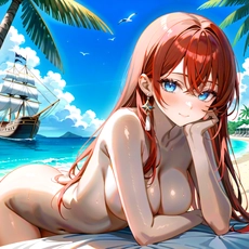 Sexy girl on the beach. Image #1628