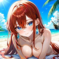 Sexy girl on the beach. Image #1695