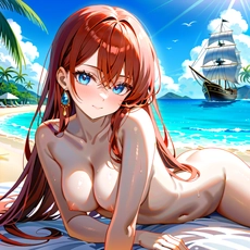 Sexy girl on the beach. Image #1701