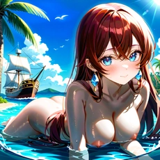 Sexy girl on the beach. Image #1749