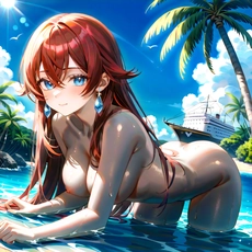 Sexy girl on the beach. Image #1776