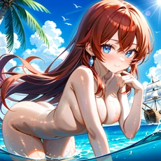 Sexy girl on the beach. Image #1780