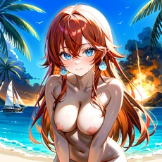 Sexy girl on the beach. Image #1789