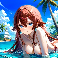 Sexy girl on the beach. Image #1812