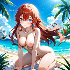 Sexy girl on the beach. Image #1821