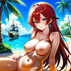 Sexy girl on the beach. Image #1825