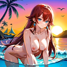Sexy girl on the beach. Image #1833