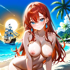 Sexy girl on the beach. Image #1863