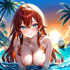 Sexy girl on the beach. Image #1887