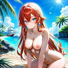 Sexy girl on the beach. Image #1891