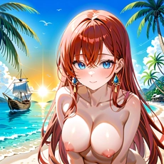 Sexy girl on the beach. Image #1902