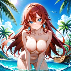 Sexy girl on the beach. Image #1911