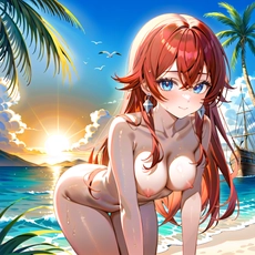 Sexy girl on the beach. Image #1913