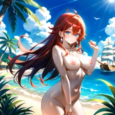 Sexy girl on the beach. Image #1949