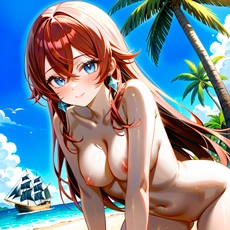 Sexy girl on the beach. Image #1956