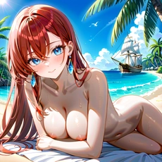 Sexy girl on the beach. Image #1966