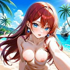 Sexy girl on the beach. Image #1969