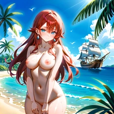 Sexy girl on the beach. Image #1971