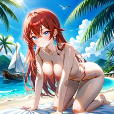 Sexy girl on the beach. Image #1972