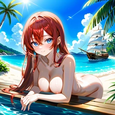 Sexy girl on the beach. Image #1984