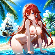 Sexy girl on the beach. Image #1987