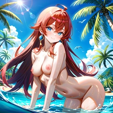 Sexy girl on the beach. Image #2013
