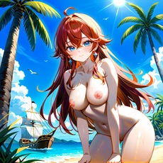Sexy girl on the beach. Image #2014