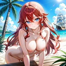 Sexy girl on the beach. Image #2015