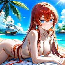 Sexy girl on the beach. Image #2024