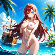 Sexy girl on the beach. Image #2032